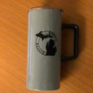 Open image in slideshow, Born &amp; Raised Travel Camp Mug
